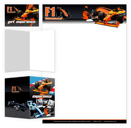 F1 Show Cars Business Stationery Design 
 Design and artwork setup of business stationery for F1 Show Cars including; business card, gift card and letterhead 
 Keywords: Graphics, Corporate ID, Printed, Formula 1, Print, Letter Headed Paper, Professional, A4, Greetings, Branding, Black, Orange