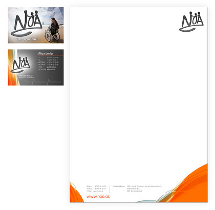 NOA Business Stationery Design 
 Design and artwork setup of business stationery for NOA including; business card and letterhead 
 Keywords: Professional, Print, Letter Headed Paper, A4, Corporate ID, Printed, Letterheaded, Charity, Care Service